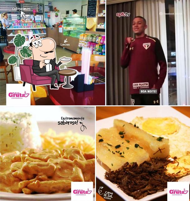 Veja imagens do interior do Café da gruta conveniência