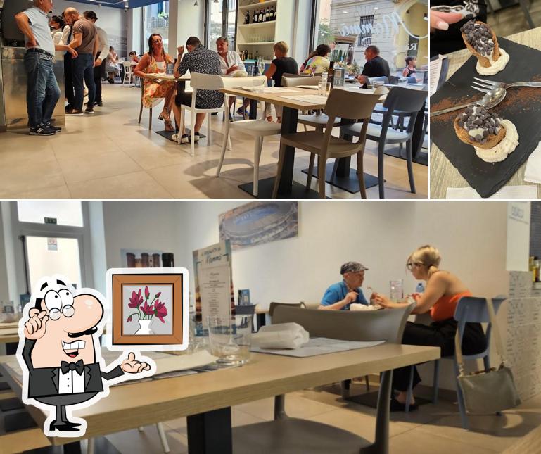 Gli interni di Mammà ristorante pizzeria