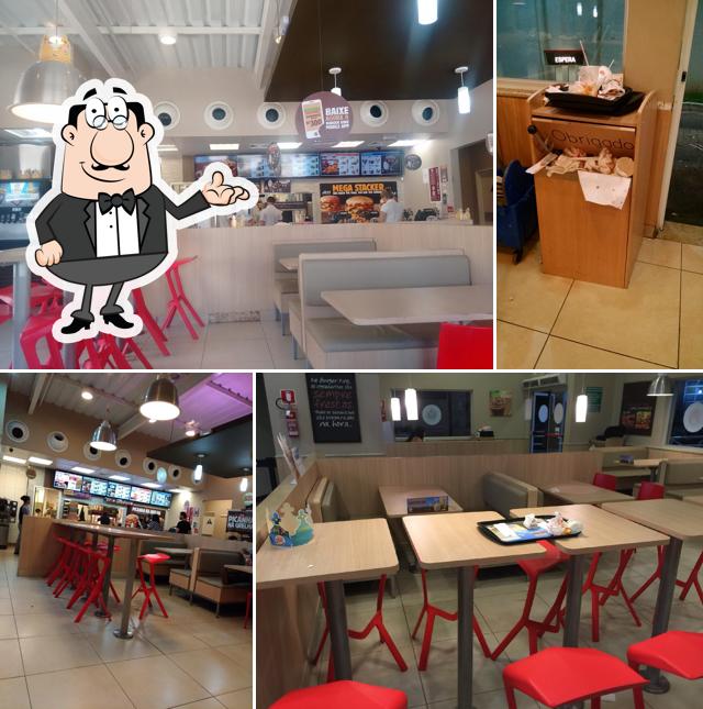Veja imagens do interior do Burger King