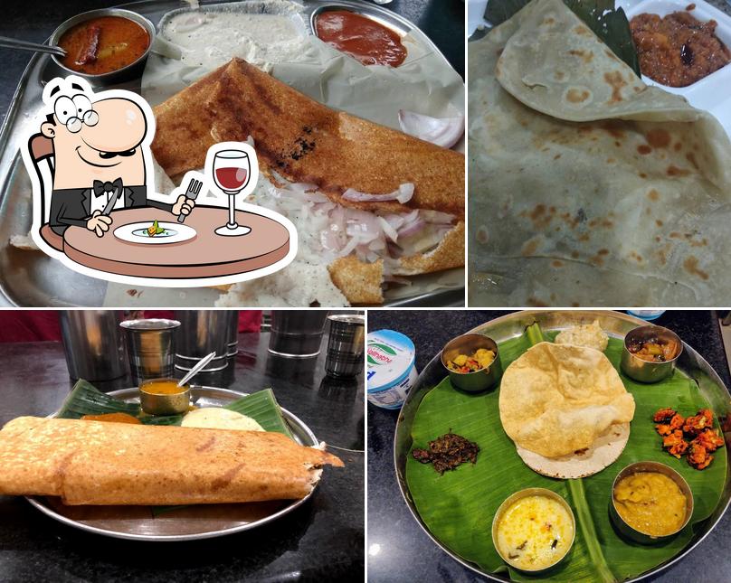 Food at HOTEL SRIDEVI- Vegitarian Tiffins and Meals