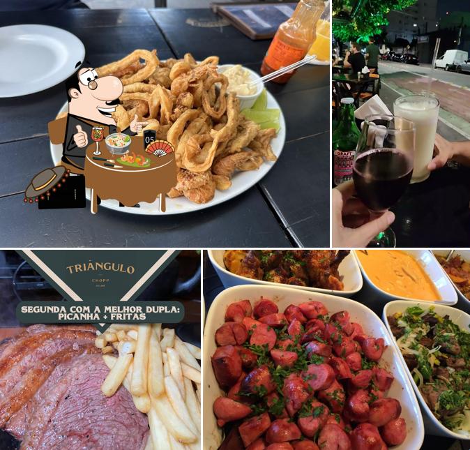 Platos en Triângulo do Chopp