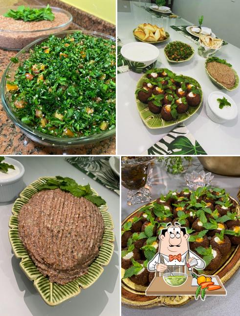 Salada de algas em O Árabe Restaurante