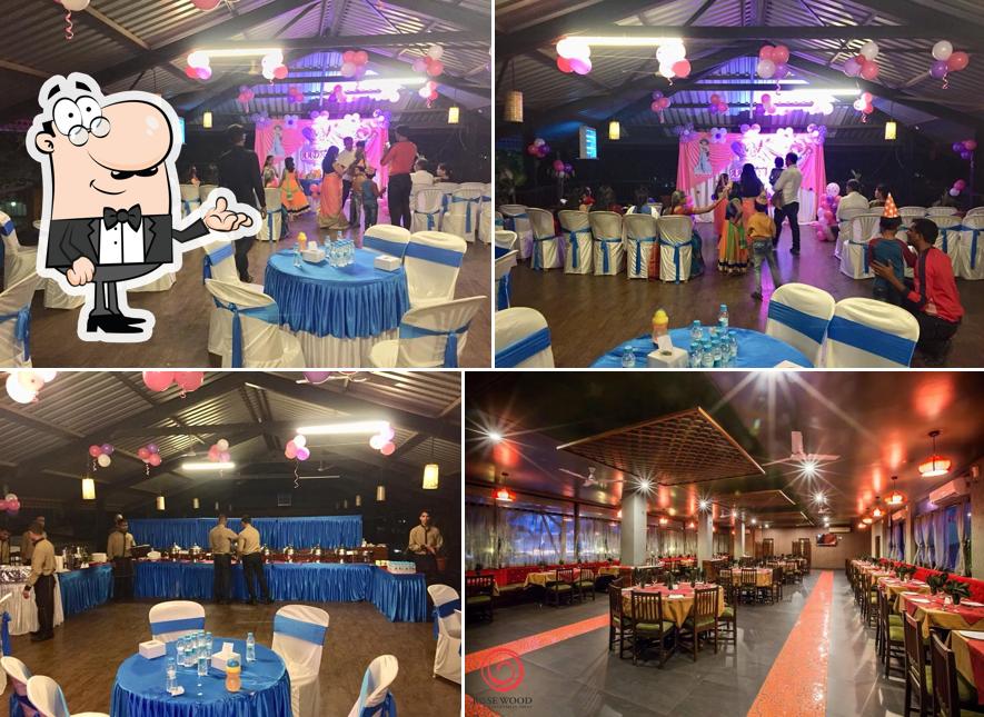 Check out how ROSE WOOD RESTAURANT looks inside