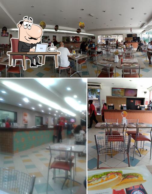 Veja imagens do interior do Habib's