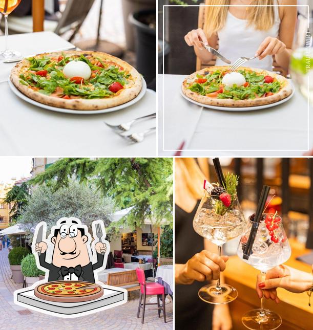 Scegli una pizza a Ristorante In Die Traube Di Weissensteiner Roman & C