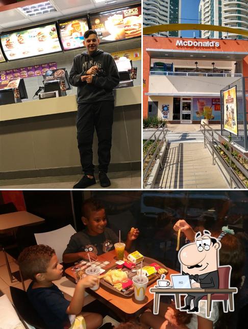 O interior do McDonald's