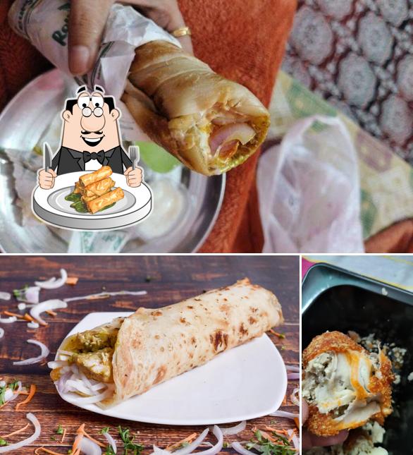 Spring rolls at Roll Burst Rohtak