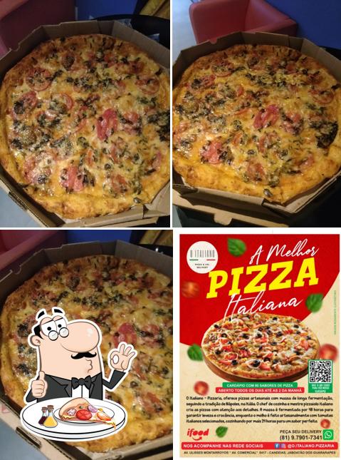 Escolha pizza no O italiano pizzaria italian-restaurant, wine-bar