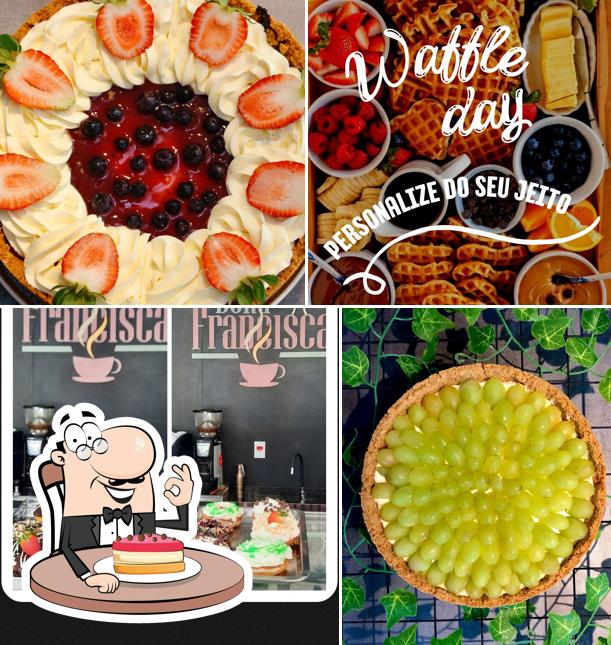 Bolo de queijo em Café Dona Francisca