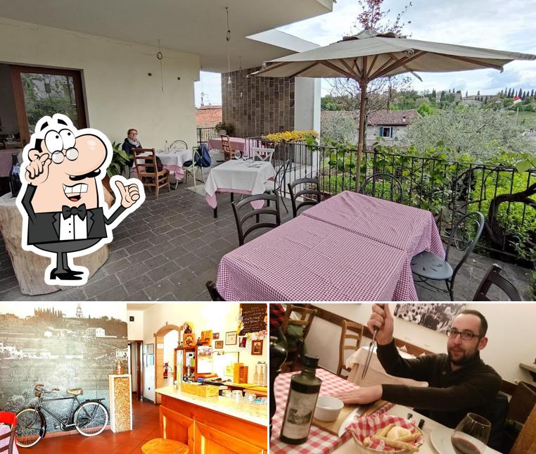Gli interni di Trattoria Ai Colli Storici