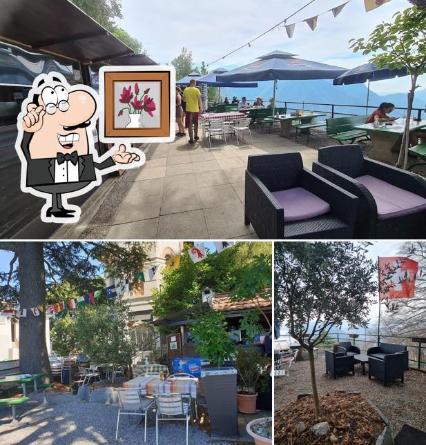 Dai un'occhiata agli interni di Osteria Funicolare Monte Brè