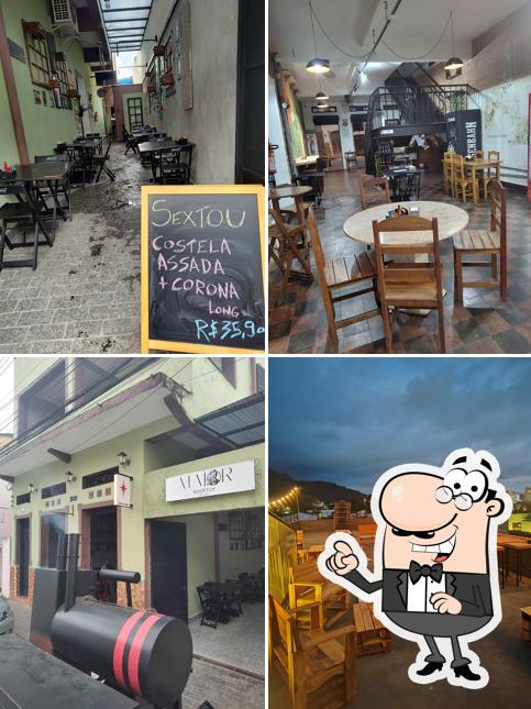 O interior do Major Rooftop