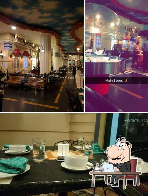 The interior of Main Street - The Residency Towers