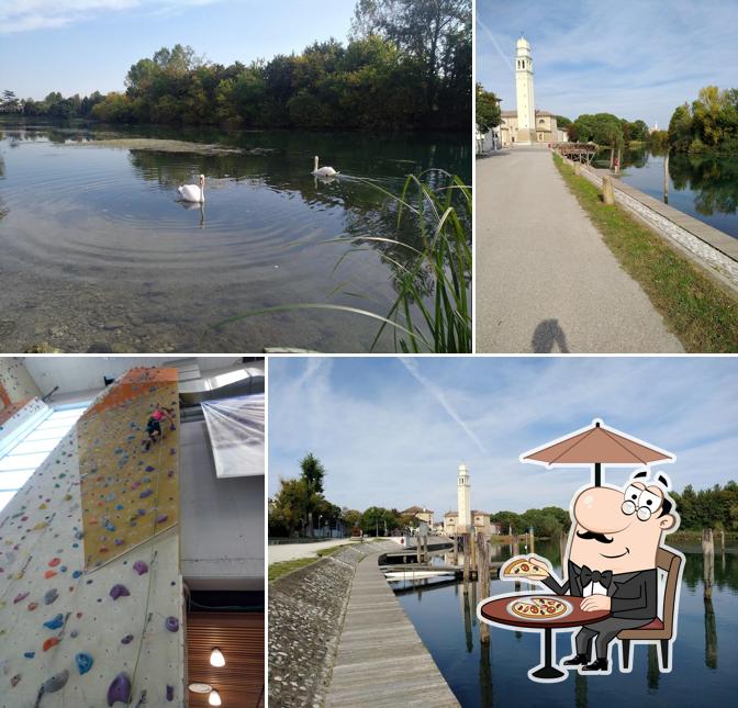 Goditi la vista dagli esterni di Bar Le Bricole