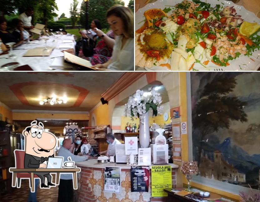 Questa è la foto che mostra la interni e cibo di La Rocca