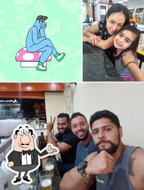 O interior do Padaria Scala