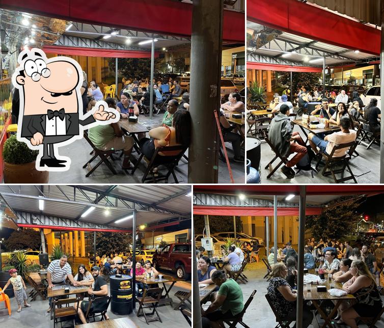 O interior do Markinhos Lanches