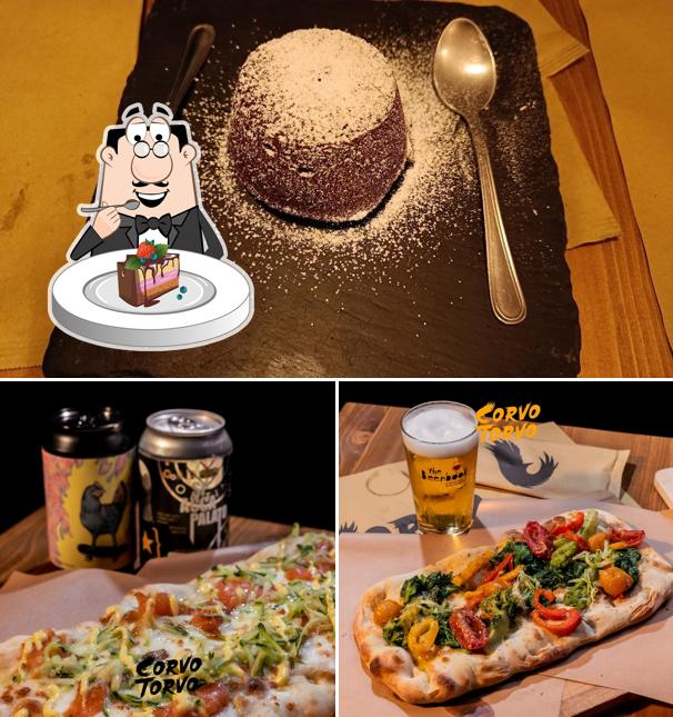 Torta al cioccolato al Corvo Torvo