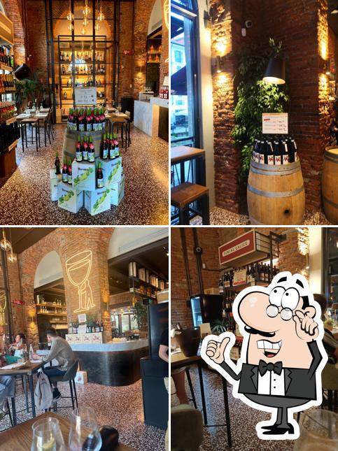 Gli interni di Signorvino Milano