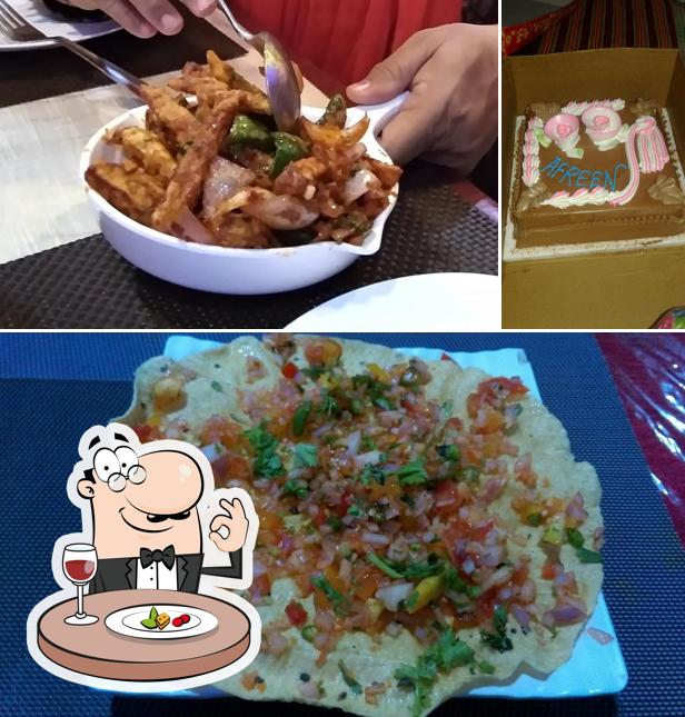 Food at Red Chilli Restaurant