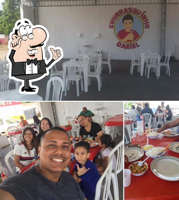 O interior do Churrasquinho Daniel