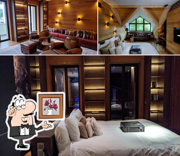 Gli interni di The Chedi Andermatt