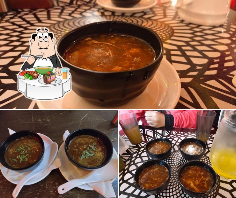 Hot and sour soup at Red Pitcher