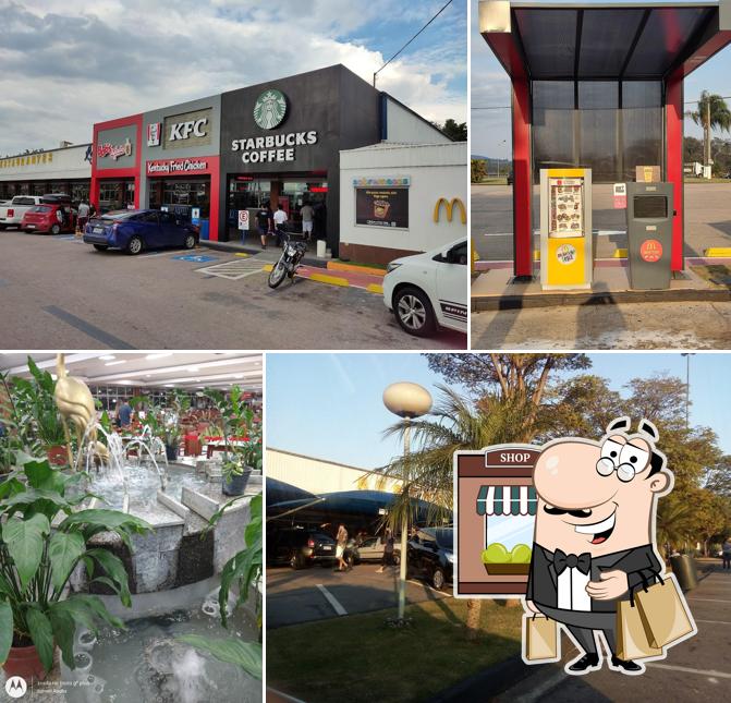 Veja imagens do exterior do Lago Azul