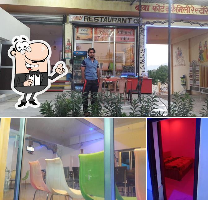 The interior of Baba fort the family restaurent & room's