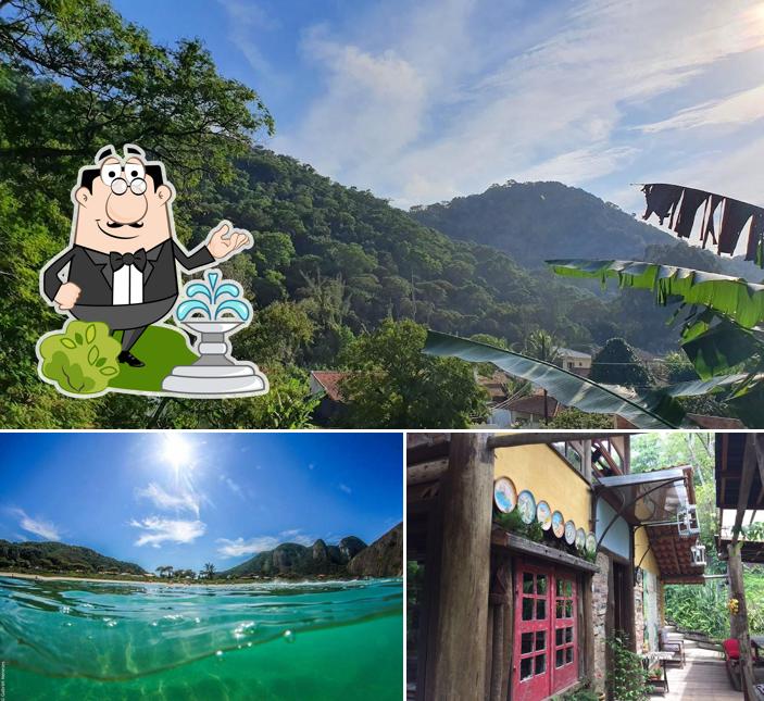 Desfrute da vista do exterior Taberna do Darwin