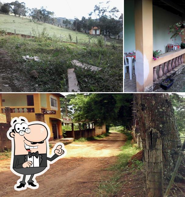 Entre diferentes coisas, exterior e interior podem ser encontrados no Casa de Chá e Café, Padaria e Doceria Rural DoSalto