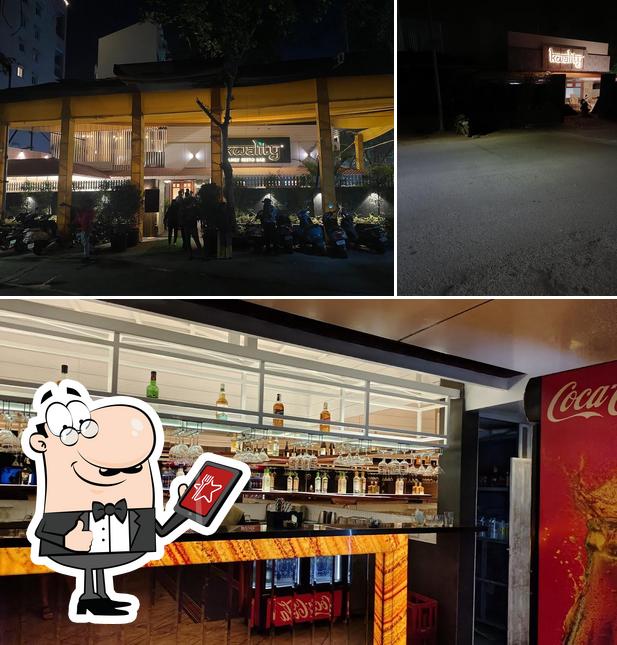 The exterior of Kwality Family Resto Bar