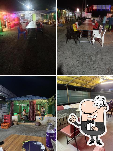 The interior of Karthikeya Family Dhaba & A/C Restaurent