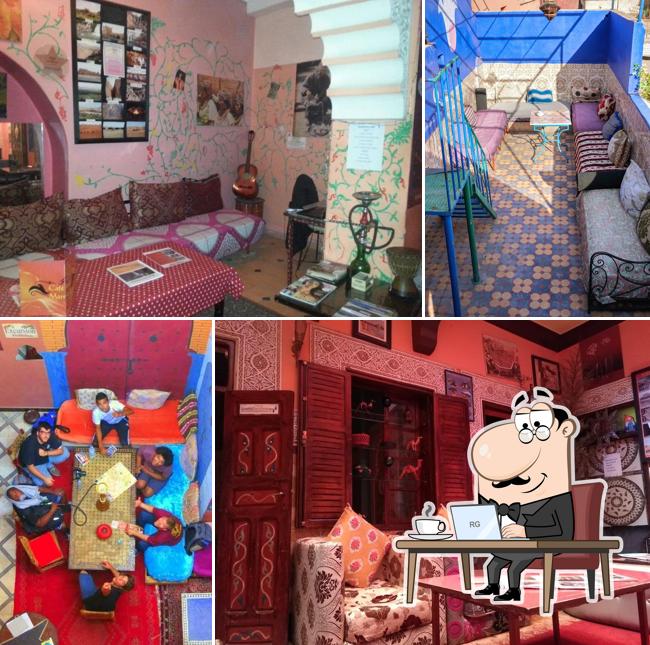 L'intérieur de Hostel Riad Marrakech Rouge