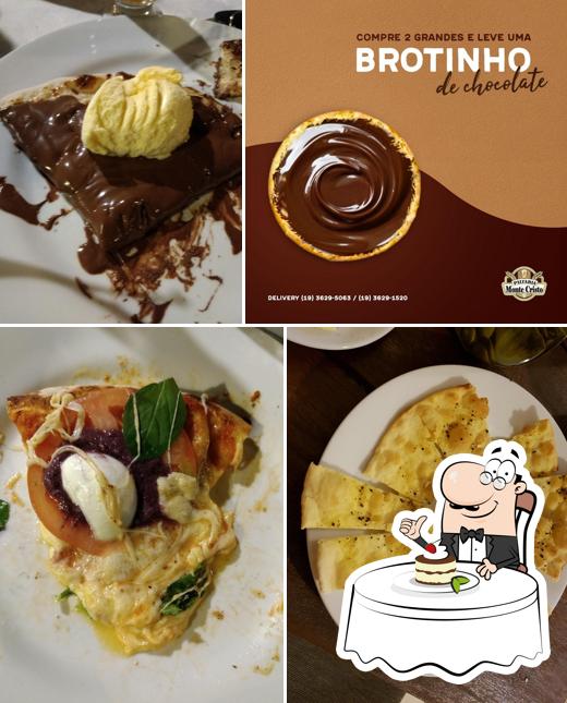 Peça uma das sobremesas