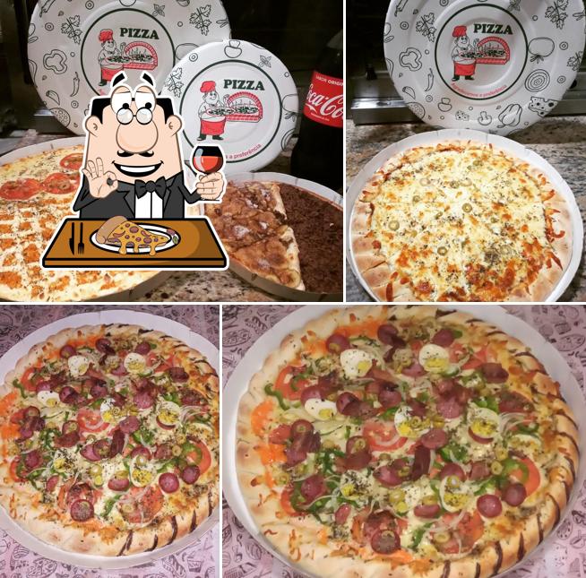 Escolha diversos tipos de pizza