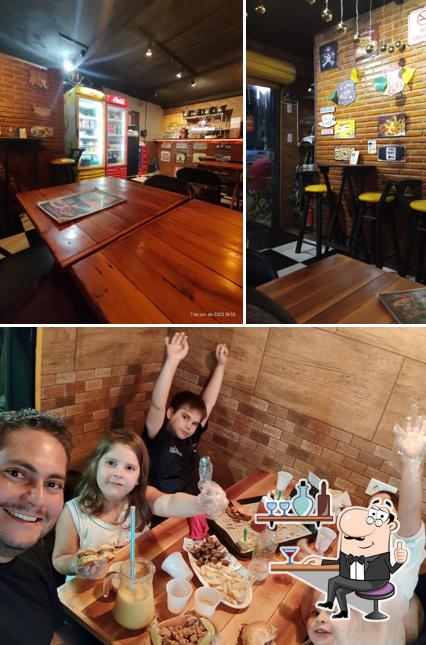 O interior do Casa do Sandwish