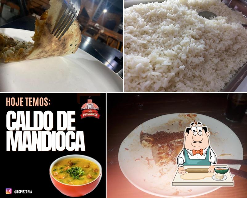 Samosas em LC Pizzaria