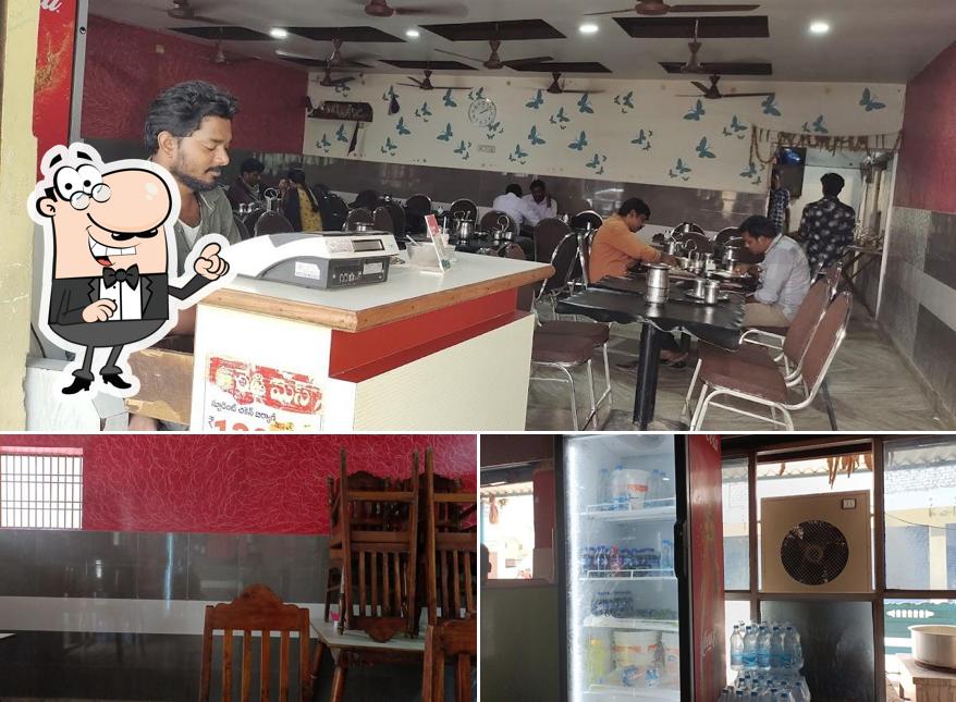 Take a seat at one of the tables at Reddy Mess