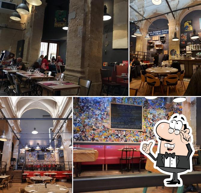 Installez-vous à l'une des tables de Les Fils À Maman Aix En Provence