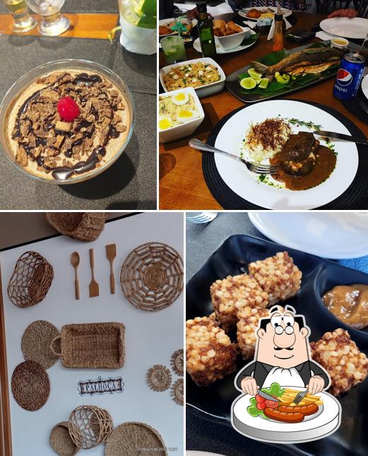 Comida em Restaurante e Café Palhoça