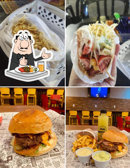 Sanduíche de carne de porco desfiada em Dr. Doggs Águas Claras