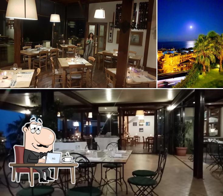 La interni e esterno del ristorante