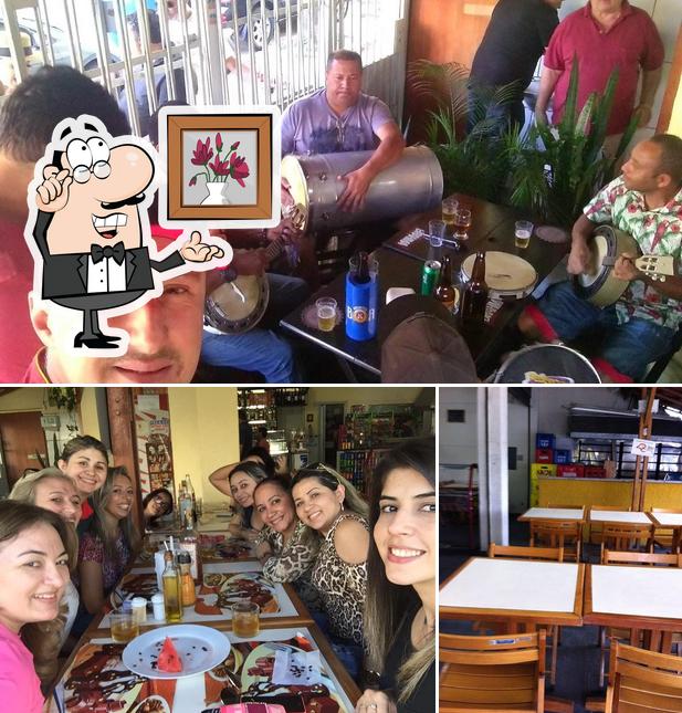 O interior do Bar Restaurante e Lanchonete Varanda do Ipiranga