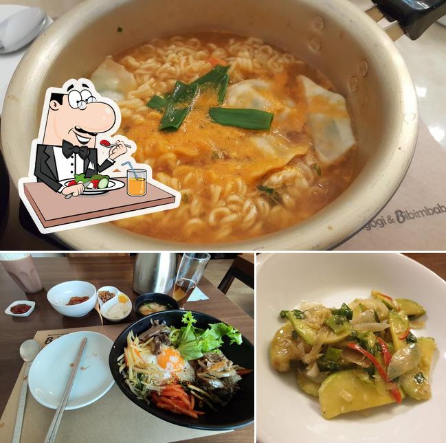 Comida em 밥집 BabZip Culinária Corena. 프리미엄 한식 도시락 전문점