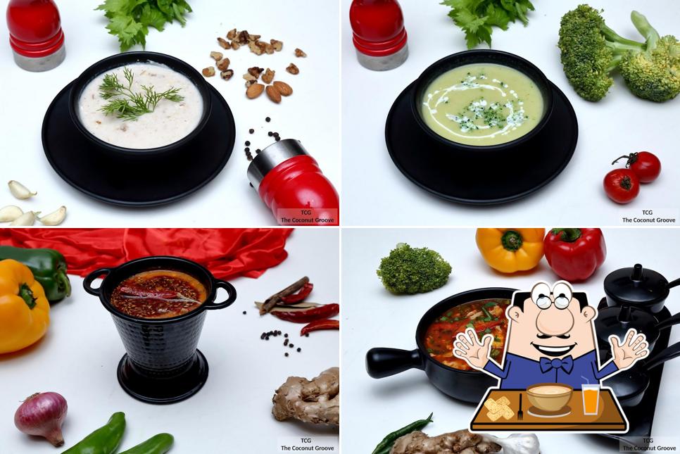 Clam chowder at The Coconut Groove - Multi Cuisine Restaurant by Patria Suites