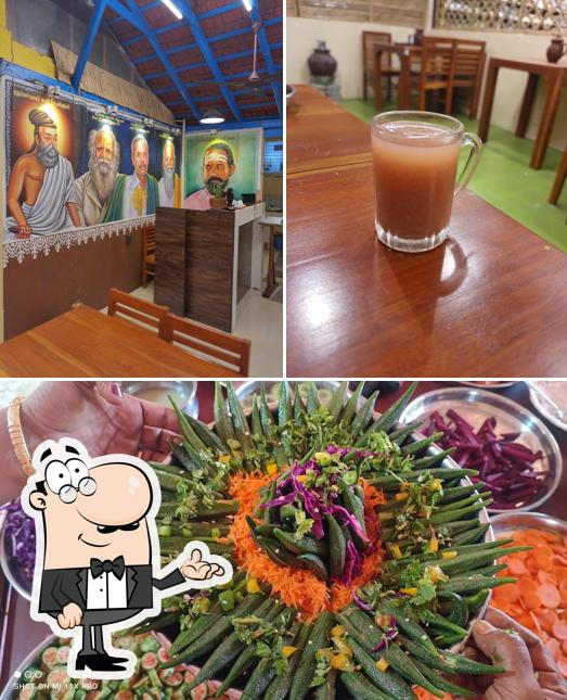 The image of interior and food at Padayal NO OIL NO BOIL Restaurant