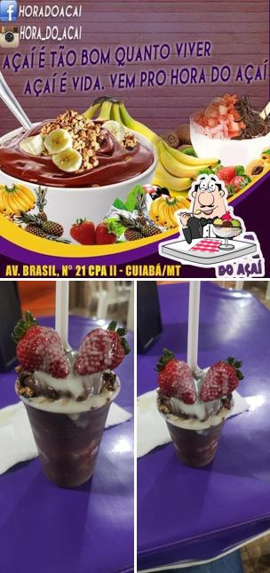 Peça uma das opções doces