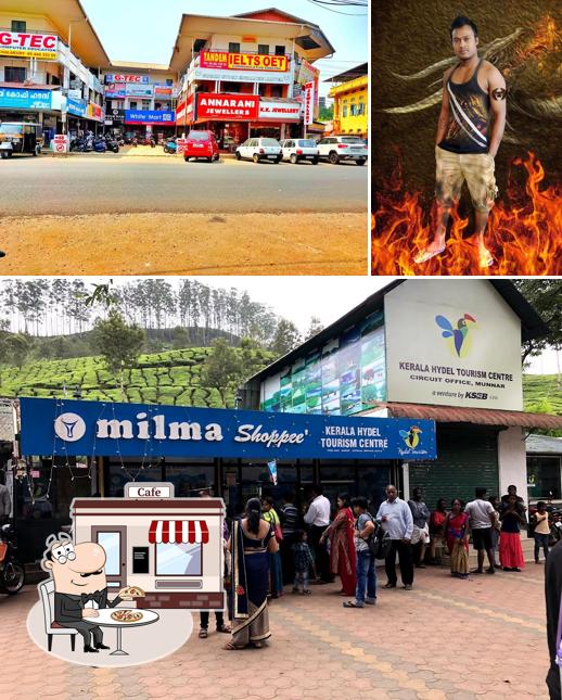 The exterior of Milma Shopee Chalakudy