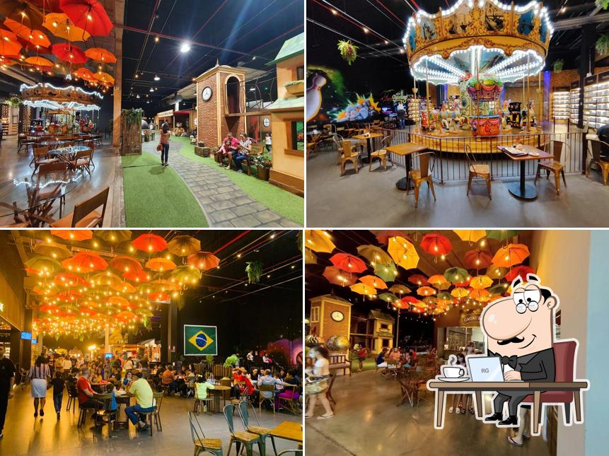 O interior do Cacau Show - Chocolates